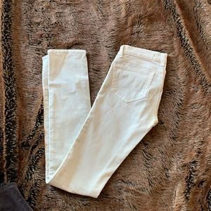 J Brand bone colored corduroy jean/pant